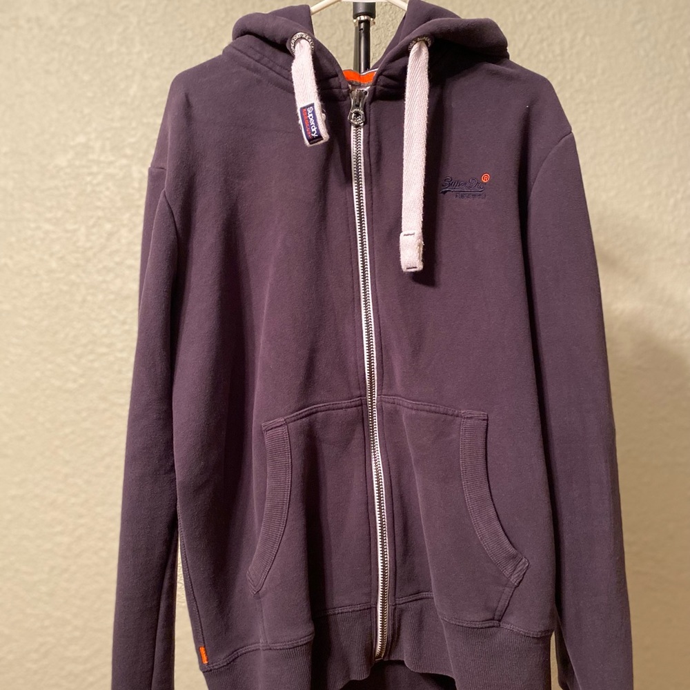 Superdry Orange Label Co Zip-Up Hoodie